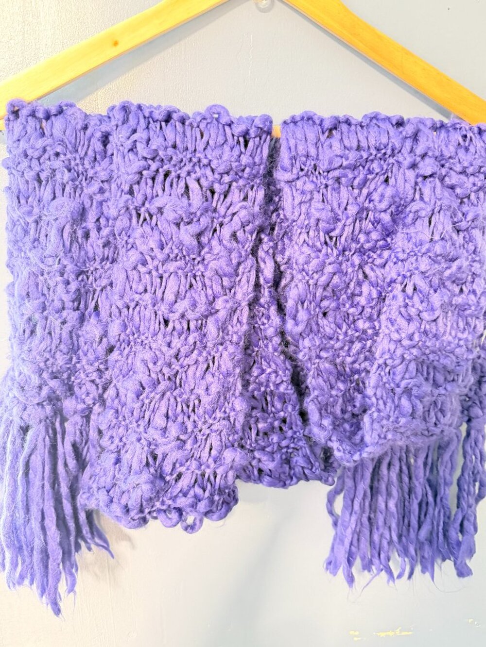 Women's Colorful Yarn Scarf -- L 108'' and W 5'' --